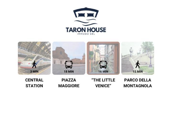 Taron House - Bologna Center Station & Fiera Lägenhet Exteriör bild